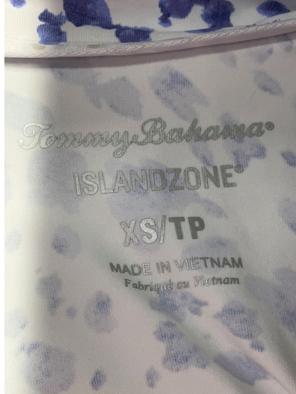Tommy Bahama IslandZone Blue Leopard Print Golf Dress XS - Picture 7 of 8